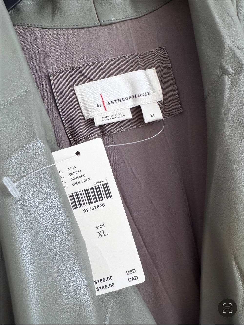 The Tommie Cap-Sleeve Smocked Front-Zip Shirt Dress by Anthropologie - Picture 7 of 7